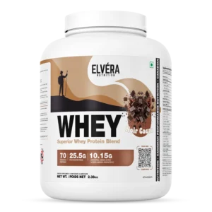 Elvera Superior Whey Protein Blend | 25.5g Protein | 10.15g EAAs | 2.38kg